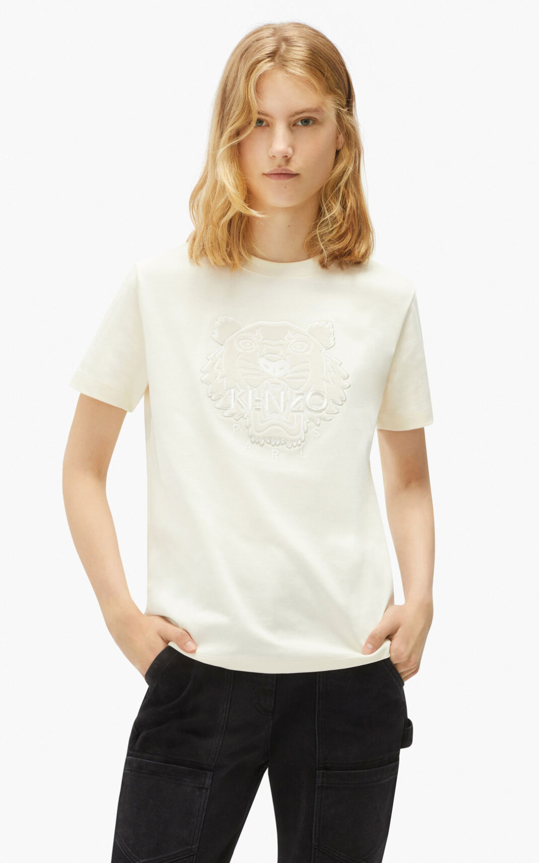 Kenzo The Vinter Capsule loose fit tiger T Shirt Dam | 03642-TIVG